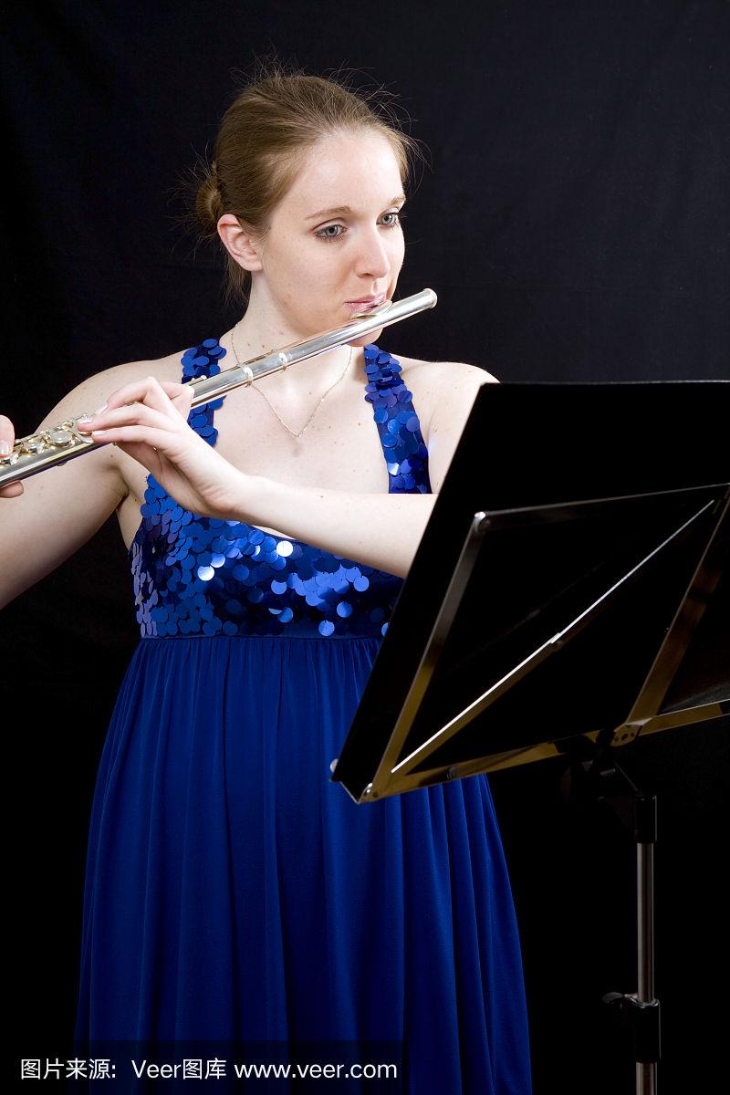 Flute playing video (flute playing video appreciation)